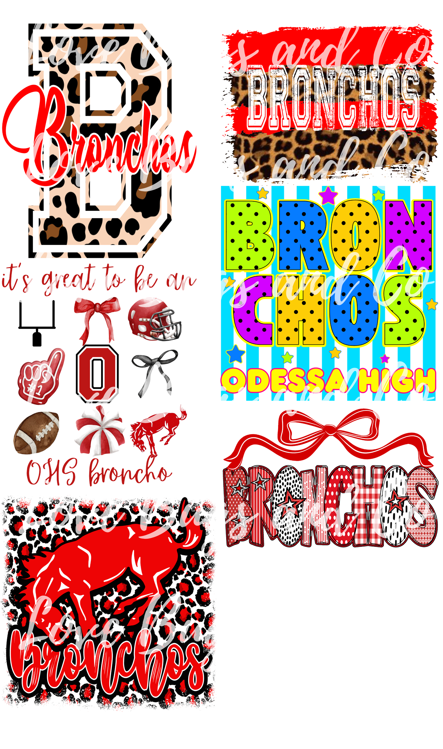 Bronchos Premade Gangsheet