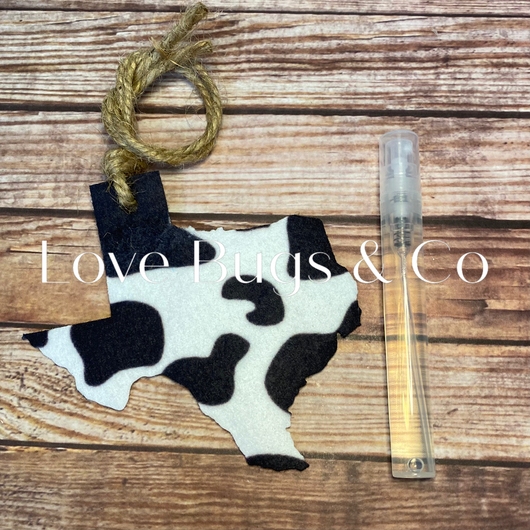 Cow Texas Car Freshie