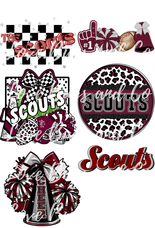 Alamo Scouts Premade Gangsheet