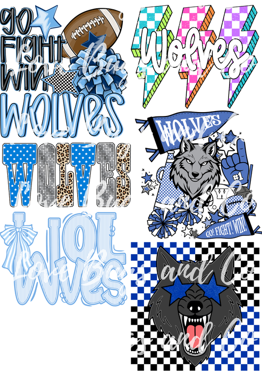 Wolves Premade Gangsheet