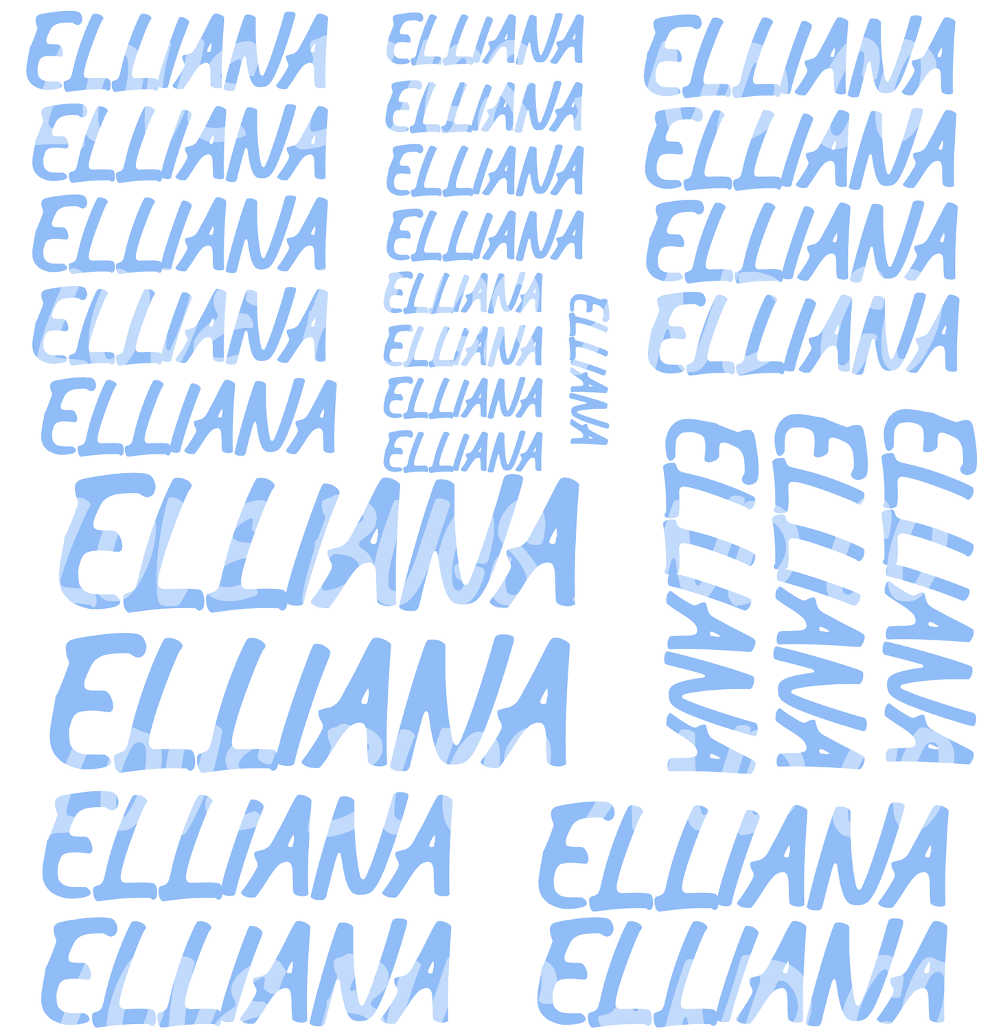 Custom School Supply Name Sticker Sheet