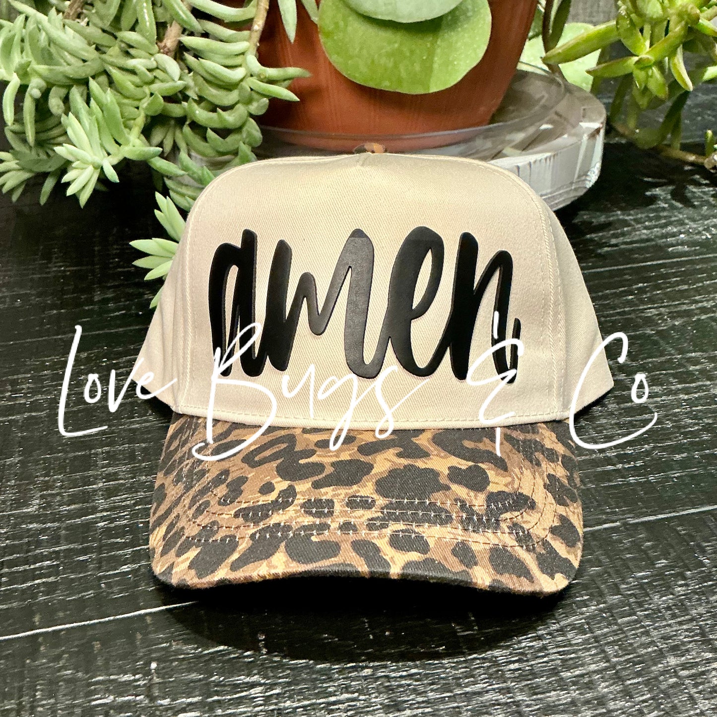 Amen Leopard Cap