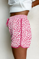 Black Checkered Print High Waist Casual Shorts (Copy)