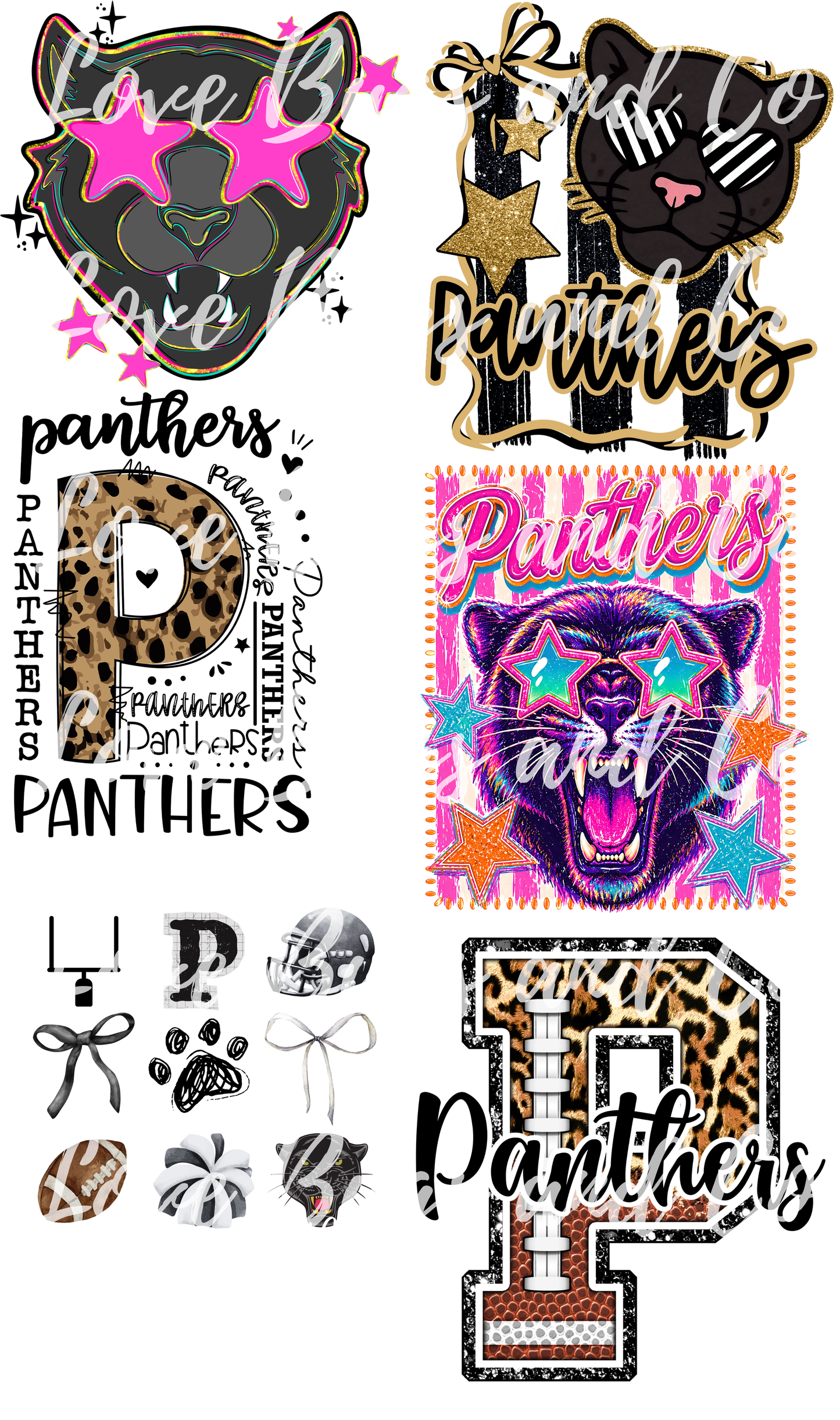 Panthers Premade Gangsheet