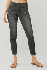 MID-RISE ANKLE SKINNY JEANS