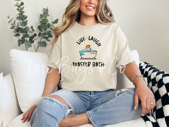 Live Laugh Toaster Bath
