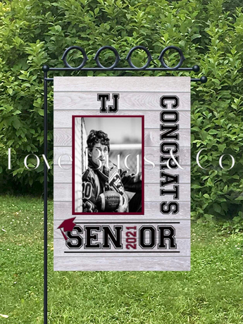 Senior Garden Flag