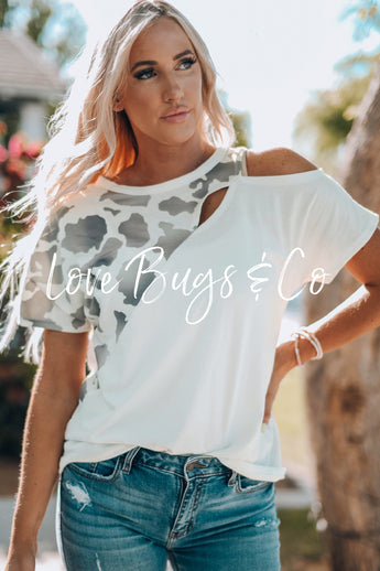 Short Sleeve Cheetah Print Knit Dress