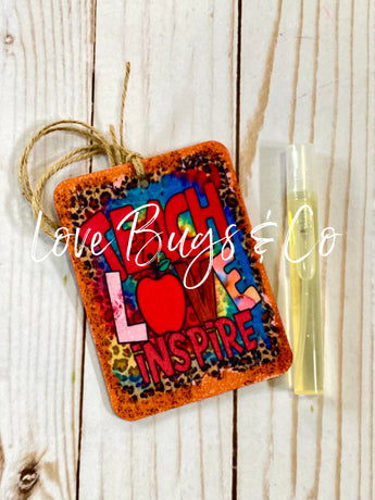 Teacher Felt Freshie w/ 5ml Fragrance Spray