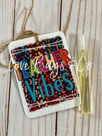 Teacher Felt Freshie w/ 5ml Fragrance Spray